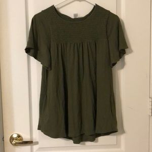 Green old navy shirt